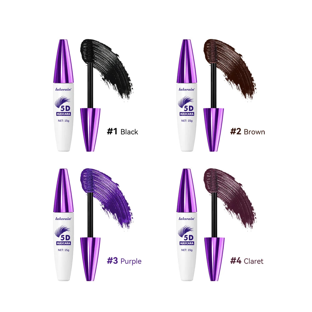5D Mascara Waterproof Eye Lash Extension Volume Lengthening for Daily Makeup