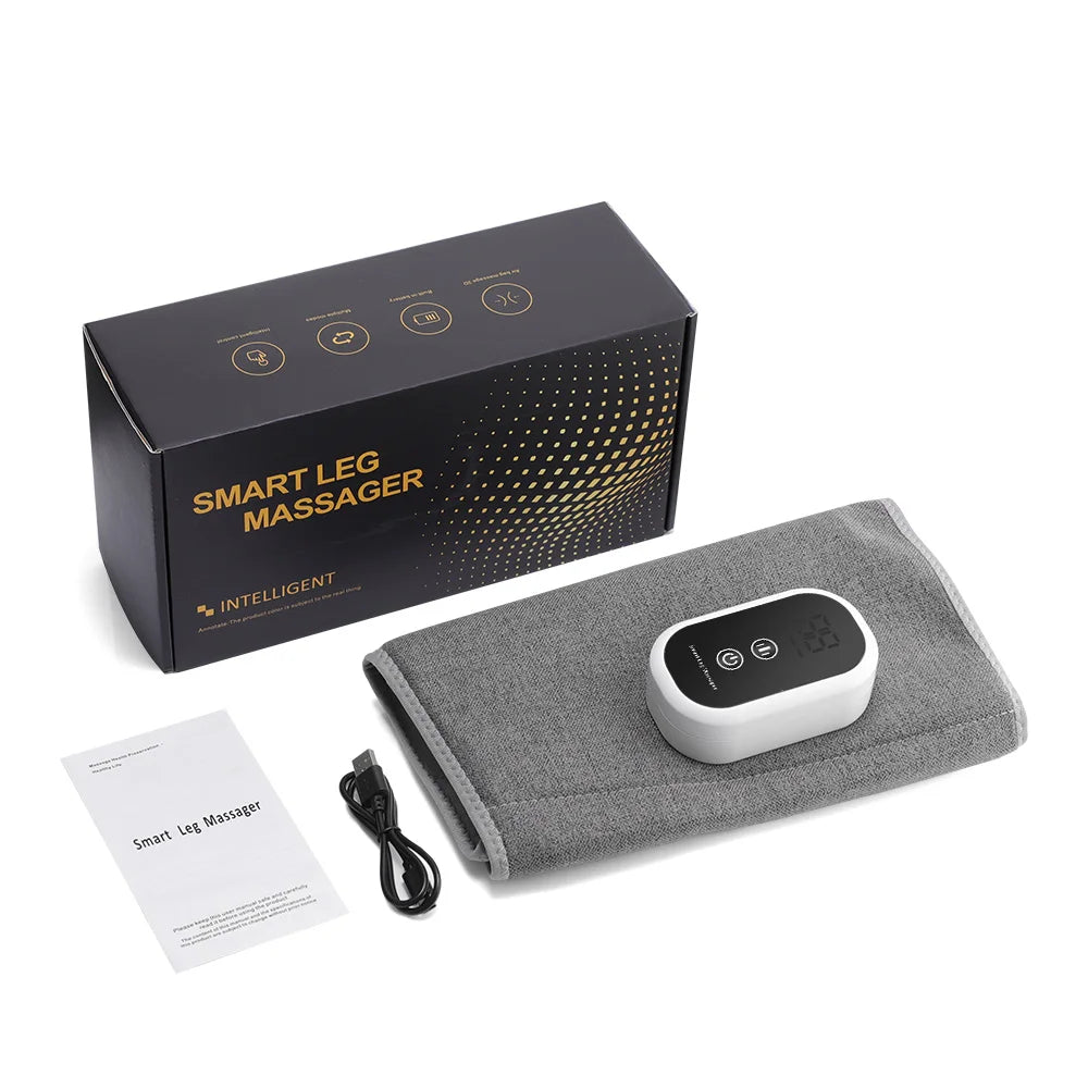 Wireless Calf Massager Air Compression Leg Wrap for Muscle Recovery and Circulation
