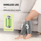 Wireless Calf Massager Air Compression Leg Wrap for Muscle Recovery and Circulation