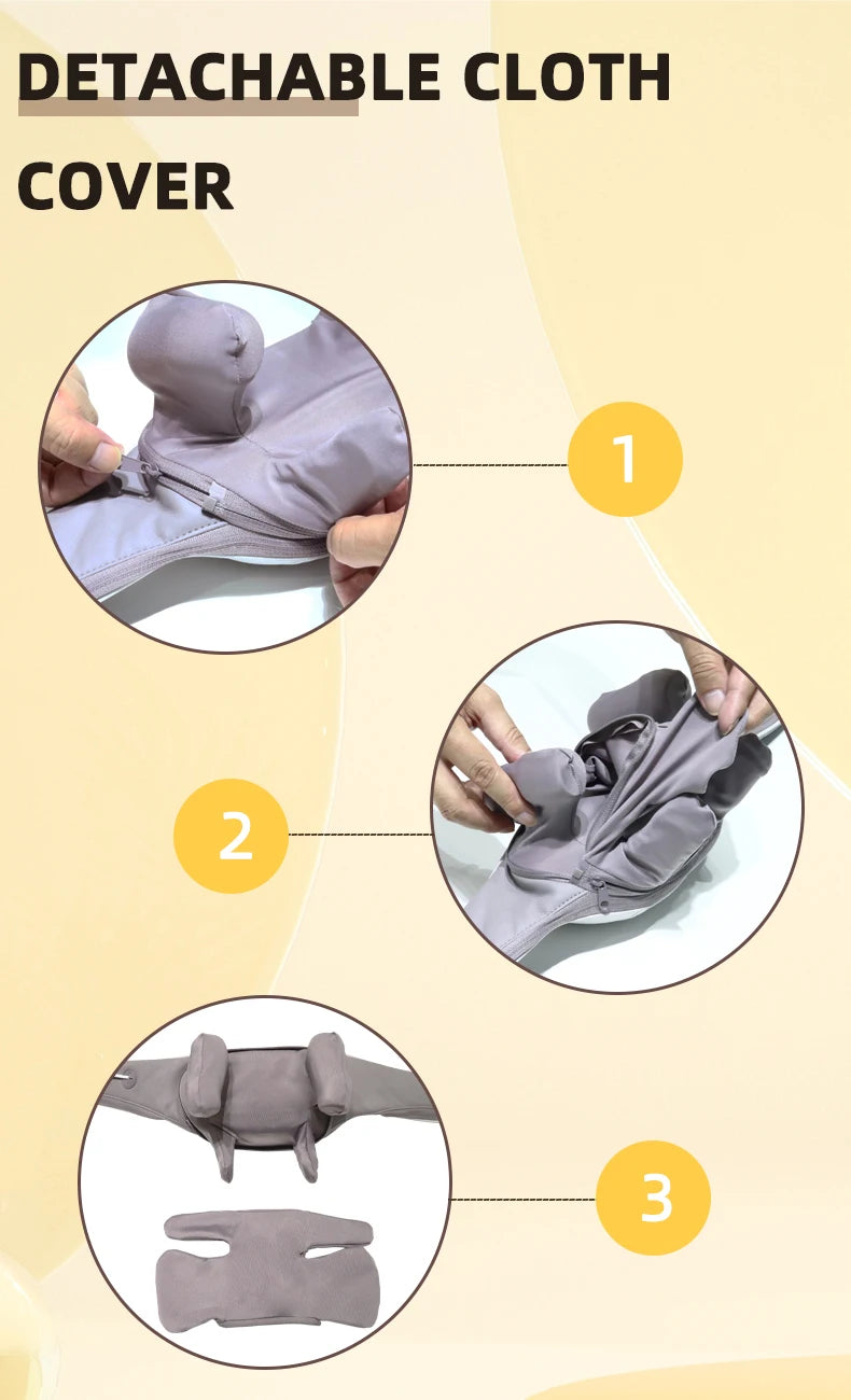 Wireless Neck Shoulder Massager Deep Tissue Kneading Pillow for Pain Relief and Home Relaxing