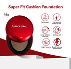 Air Cushion Foundation BB CC Cream Full Coverage Makeup for Flawless Matte Face Finish Daily Use