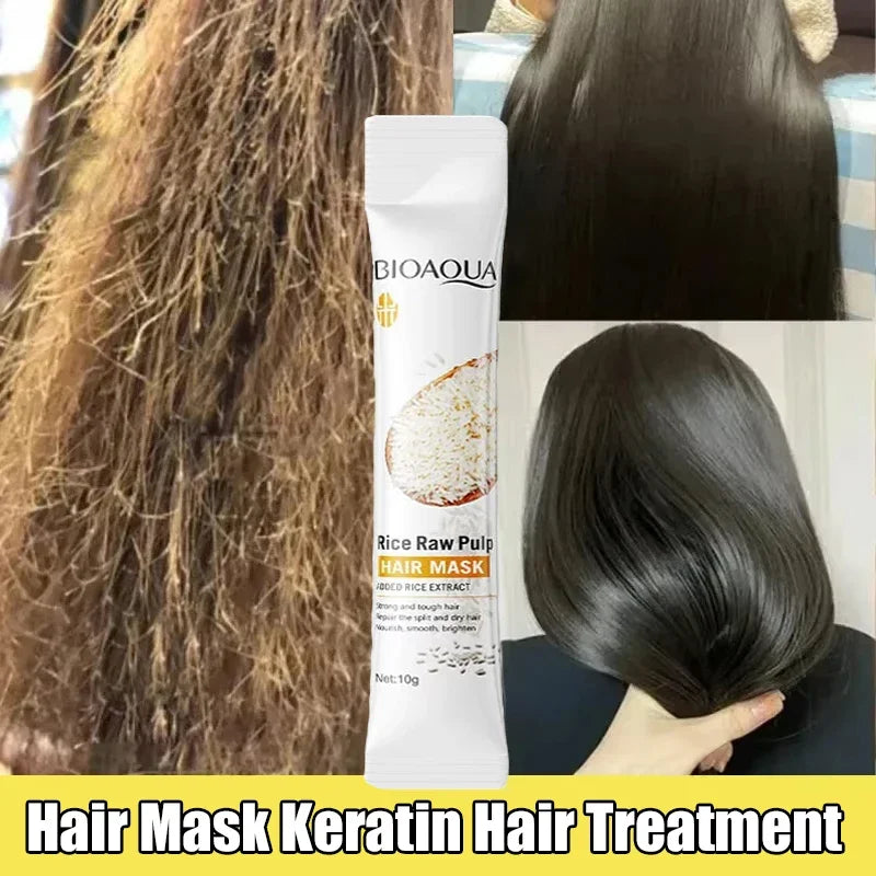 Magical Hair Mask Deep Repair Conditioner Treatment for Dry Damaged Frizz and Split Ends Use - 6