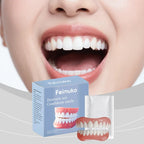 Temporary Dentures Realistic Fake Teeth Cosmetic Smile Cover for Missing Broken Teeth Comfort