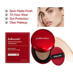 Air Cushion Foundation BB CC Cream Full Coverage Makeup for Flawless Matte Face Finish Daily Use