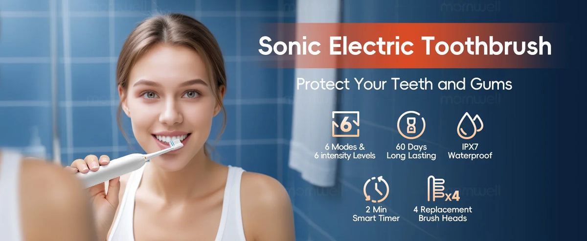 Water Flosser and Electric Toothbrush Set Portable Oral Irrigator for Deep Teeth Cleaning