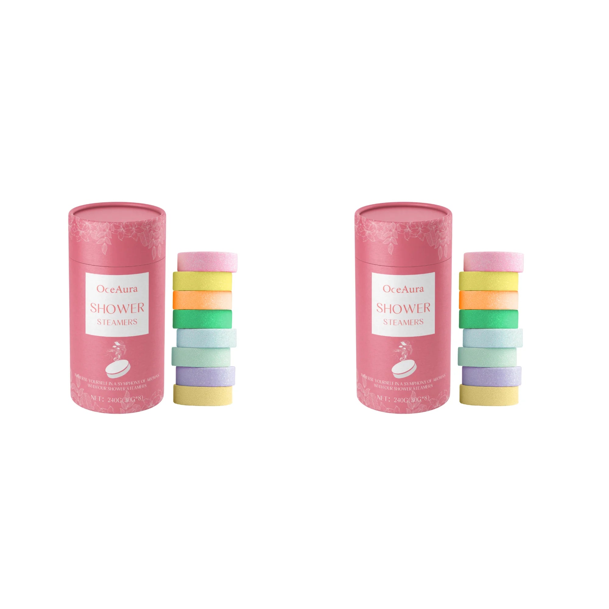 Aromatherapy Shower Tablets Soothing Steamers Natural Fragrance for Stress Relief Bath Home Spa - 14