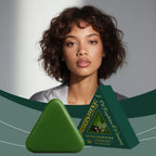 Triangle Hair Growth Soap Natural Herbal Shampoo Bar for Strengthening Thinning Hair and Oil Control