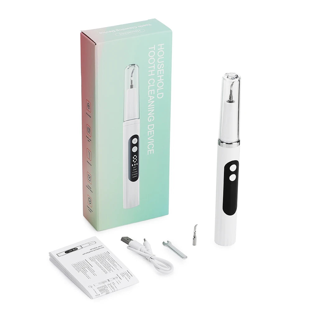 Ultrasonic Dental Scaler Teeth Tartar Remover Electric Plaque Cleaner for Home Oral Hygiene - 16