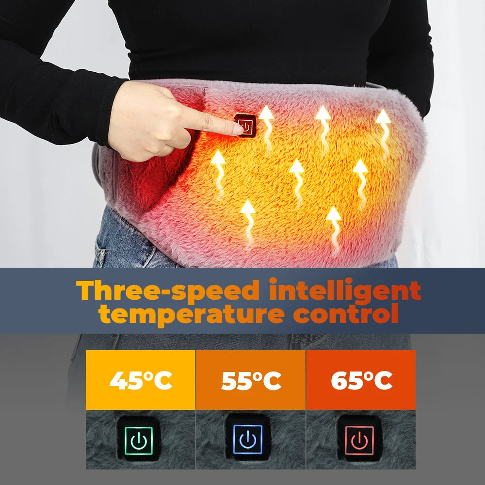 Electric Heating Waist Belt Hand Warmer Graphene Heat Therapy for Relief and Comfort