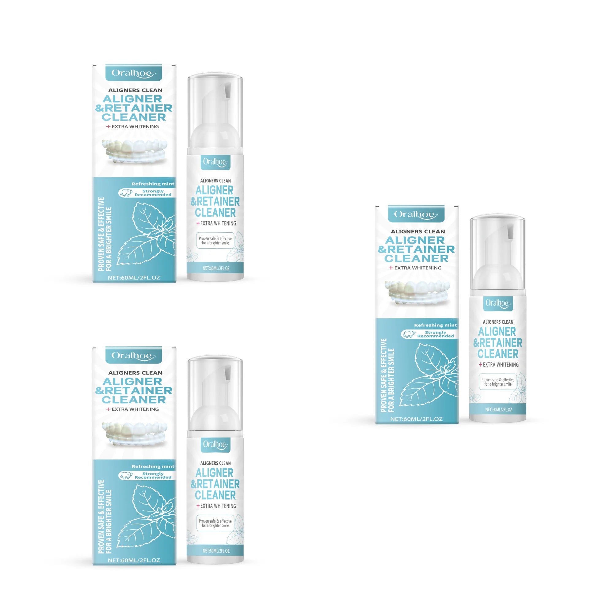 Aligner and Retainer Cleaner Foam Mousse Whitening Agent for Daily Dental Appliance Care - 14