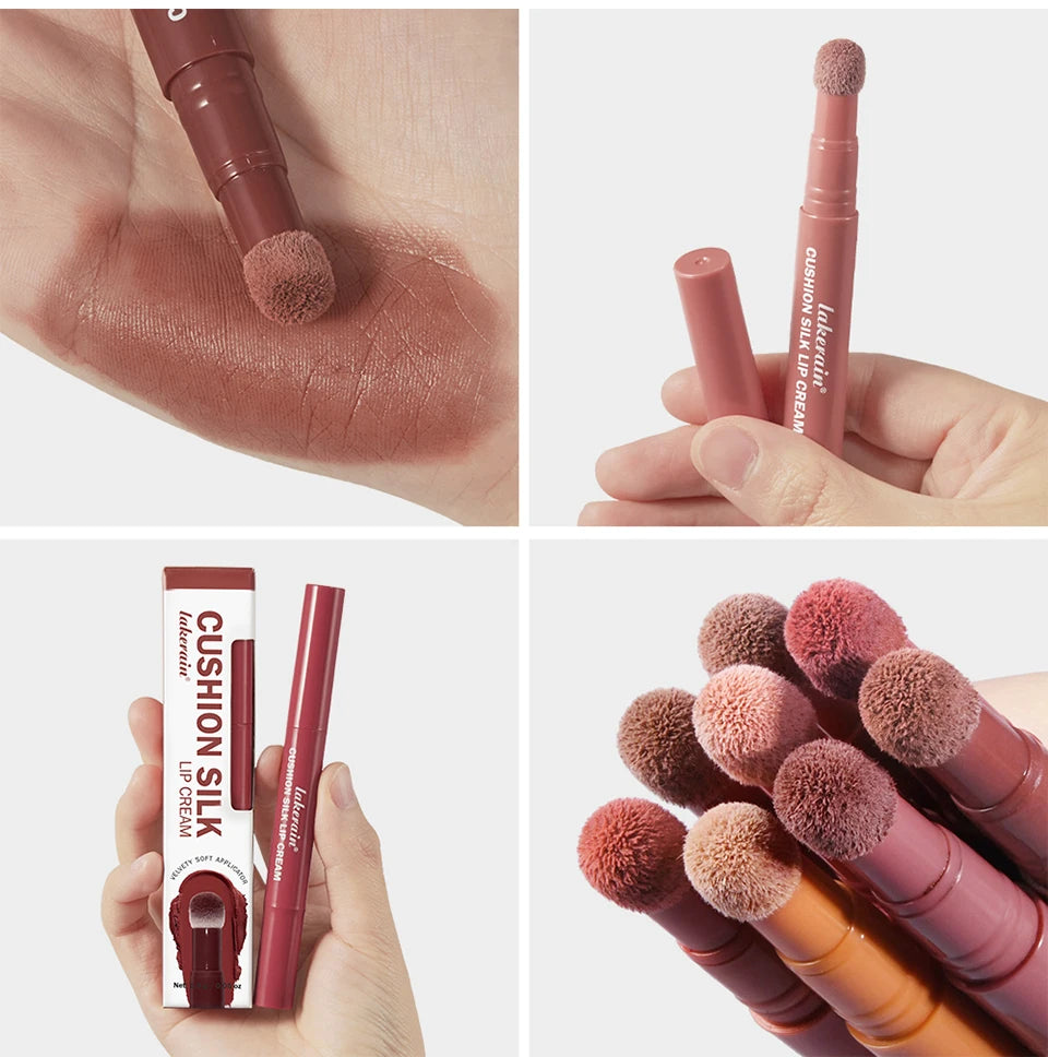 2 in 1 Lip Powder Cream and Blush Waterproof Long Lasting Makeup for Daily Beauty Routine