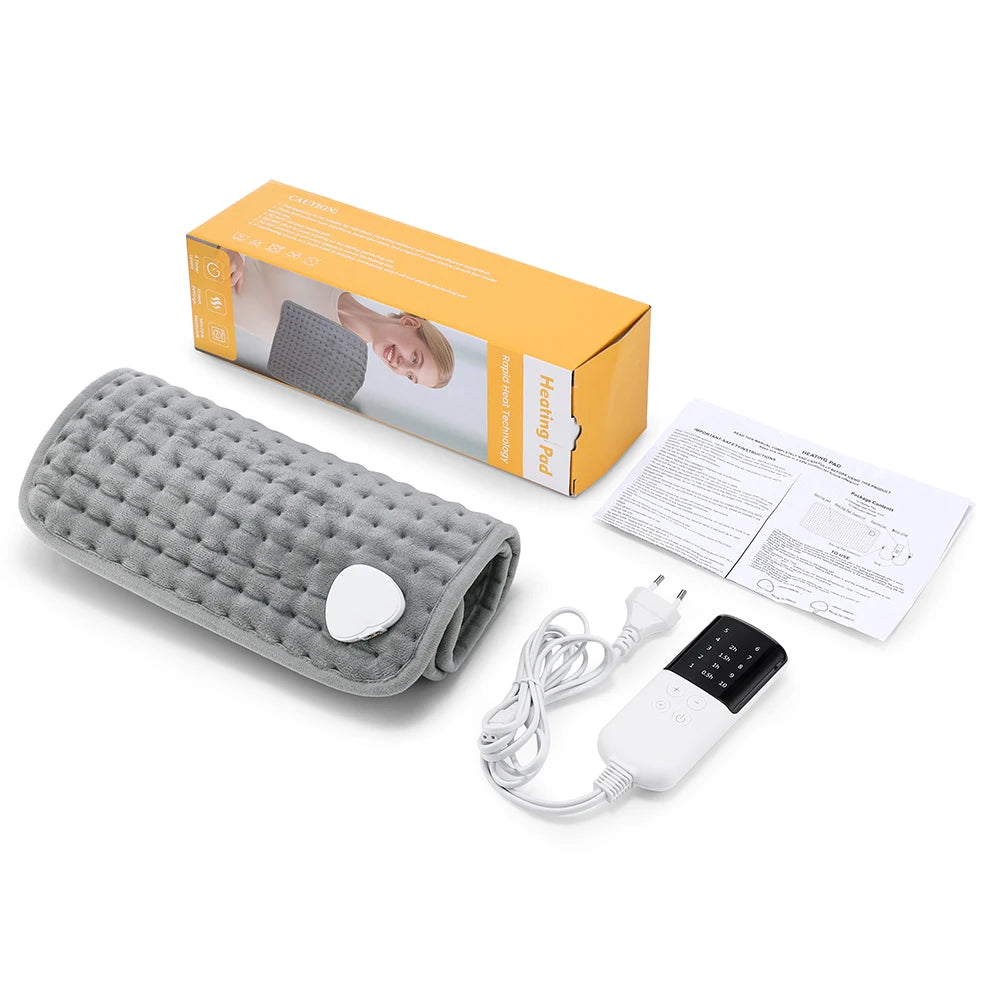 Electric Heating Pad Heated Therapy Mat with Auto Shut Off for Back Neck and Shoulder Pain Relief - 21