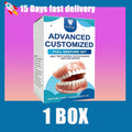 Full Denture Set Realistic Temporary False Teeth for Natural Comfortable Smile