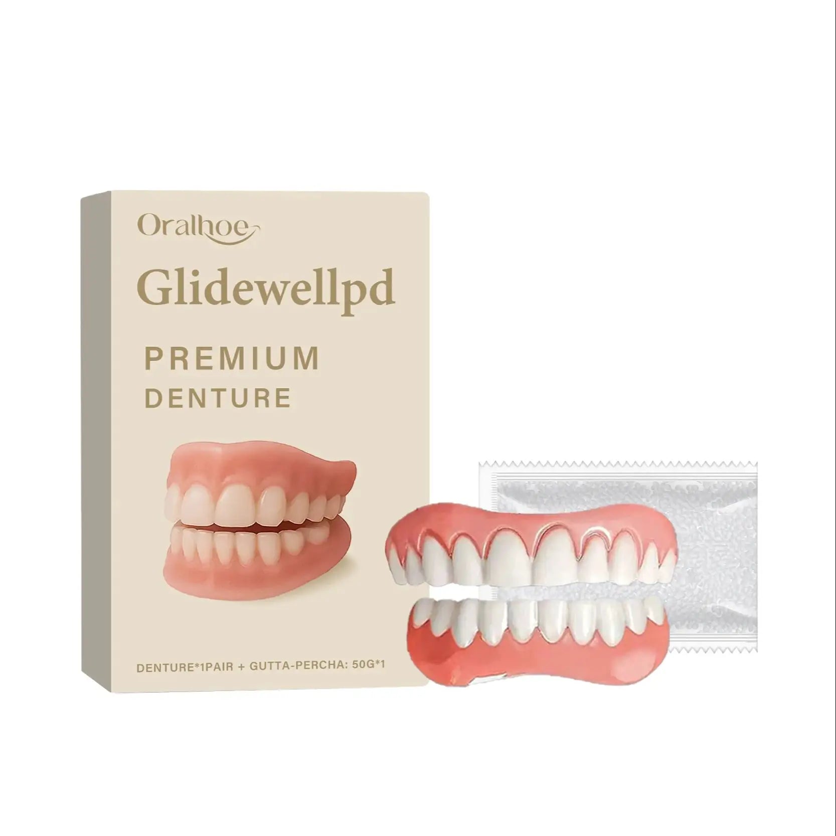 Silicone False Teeth Dentures Temporary Veneers for Missing Broken Teeth - 16