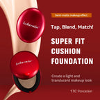 Air Cushion Foundation BB CC Cream Full Coverage Makeup for Flawless Matte Face Finish Daily Use
