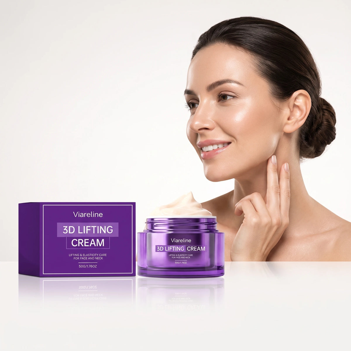 3D Lifting Cream Firming Moisturizer for Face and Neck Tightening Anti Aging Skin Care