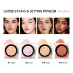 Loose Setting Powder Face Makeup Blurring Matte Finish for Long Lasting Oil Control Daily Use