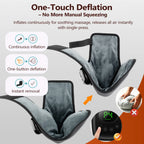 Airbag Ankle Massager Foot Compression Wrap with Heating for Pain Relief and Muscle Recovery