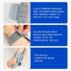 Bunion Adjuster Brace Big Toe Straightener with Knob Dial for Pain Relief and Natural Alignment