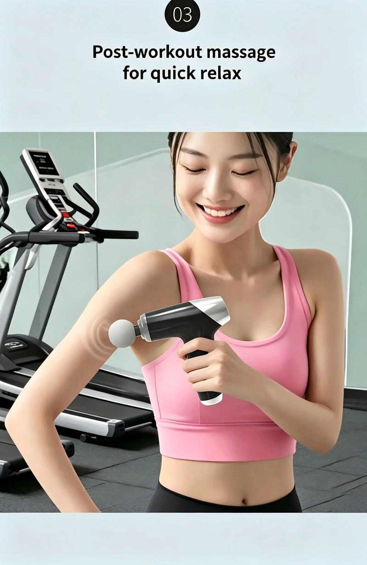 Mini Massage Gun Percussion Muscle Massager Portable Deep Tissue Device for Recovery Workout
