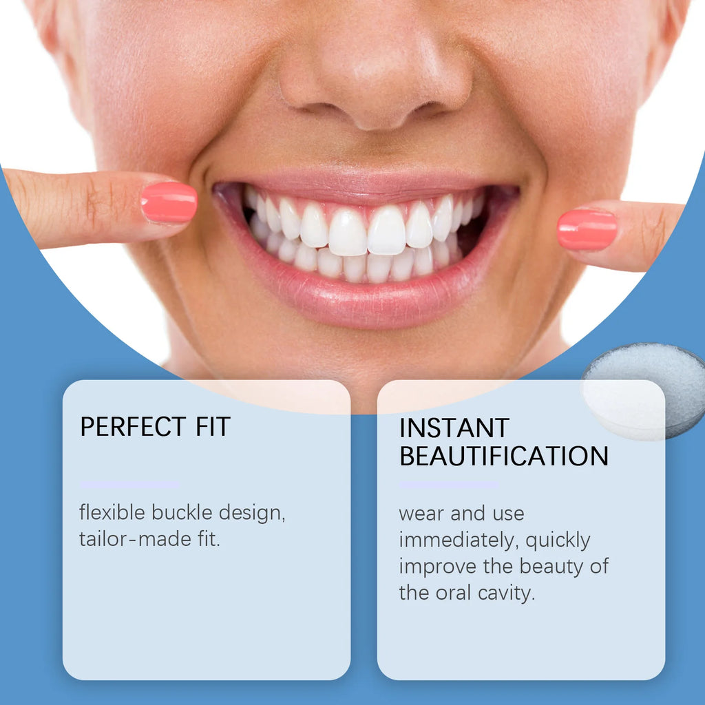 Adjustable Snap On Dentures False Teeth Cosmetic Veneers for Smile Correction