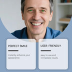 Silicone Dentures False Teeth Cosmetic Smile Veneers for Daily Oral Comfort and Confidence Use