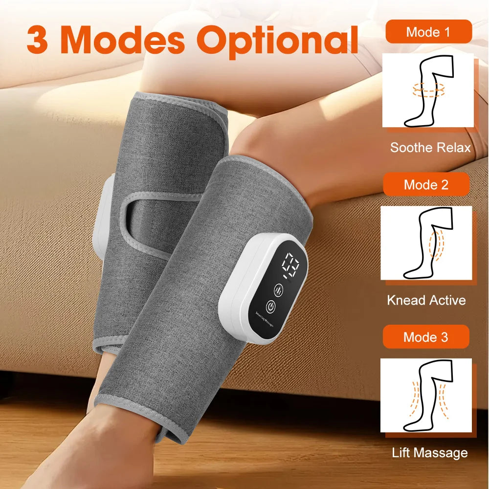 Wireless Calf Massager Air Compression Leg Wrap for Muscle Recovery and Circulation - 13
