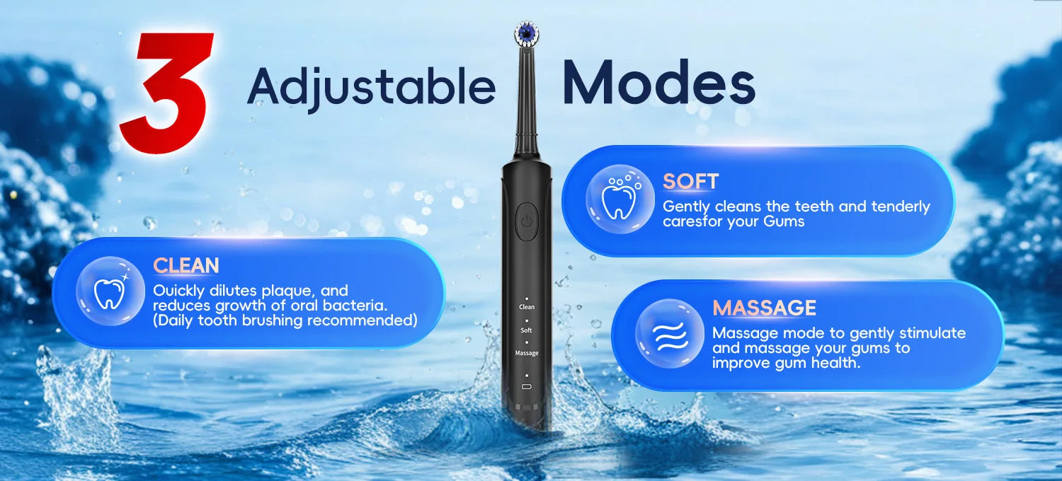 Electric Water Flosser and Toothbrush Set Oral Irrigator for Teeth Whitening Gum Care - 14