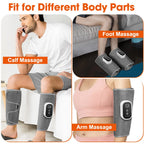 Wireless Calf Massager Air Compression Leg Wrap for Muscle Recovery and Circulation