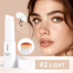 Blanc Cover Cream Stick Waterproof Foundation with Built-in Brush for Daily Natural Makeup