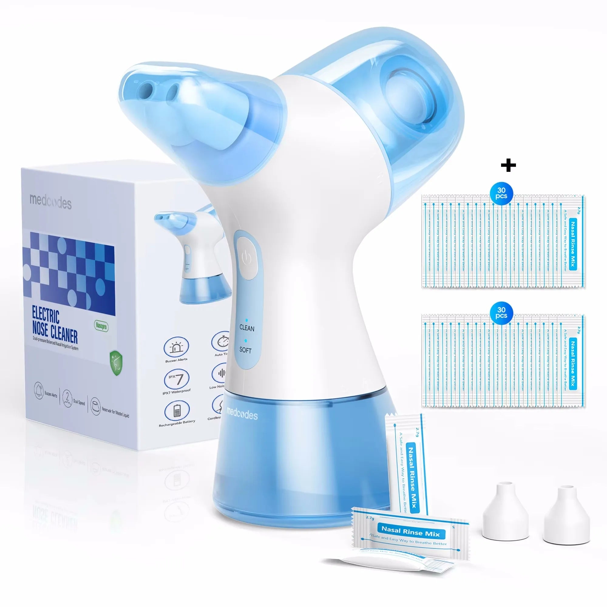 Electric Sinus Rinse Machine Nasal Irrigation Device for Easy Breathing Relief - 23