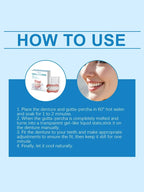 Instant Smile Veneers Fake Teeth Dentures Natural Cosmetic Teeth for Men Women Daily Use
