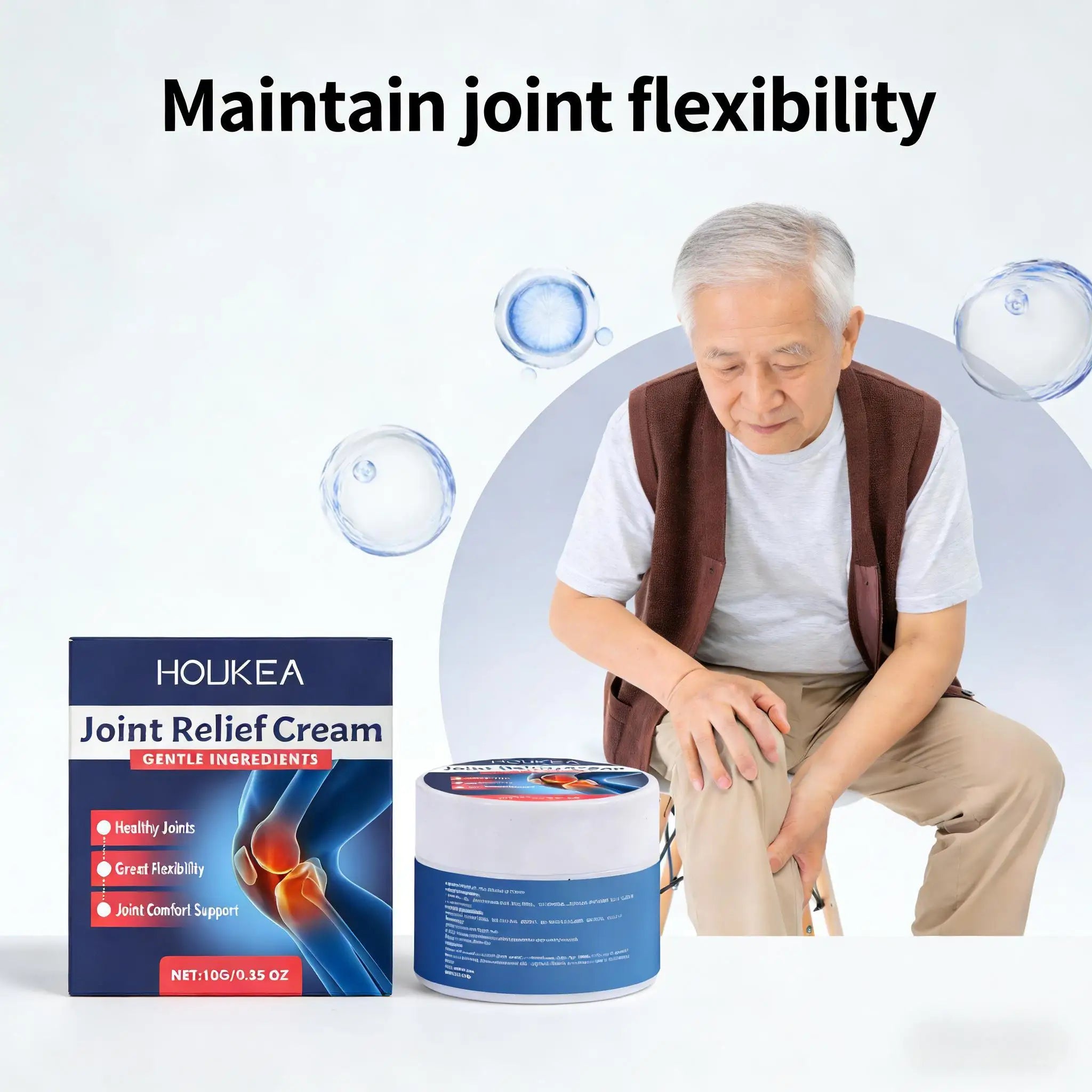Joint Relief Massage Cream Soothing Muscle Recovery Balm for Daily Joint Flexibility and Comfort - 6