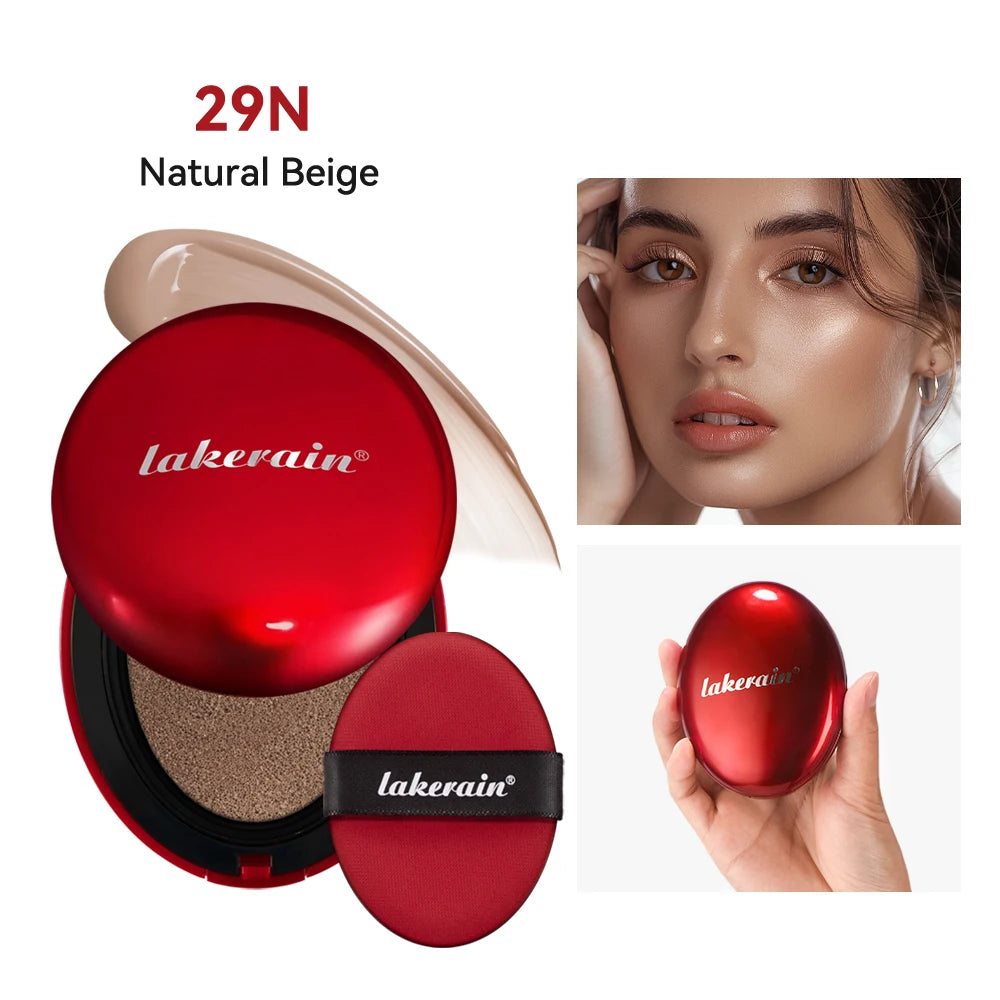Air Cushion Foundation BB CC Cream Full Coverage Makeup for Flawless Matte Face Finish Daily Use