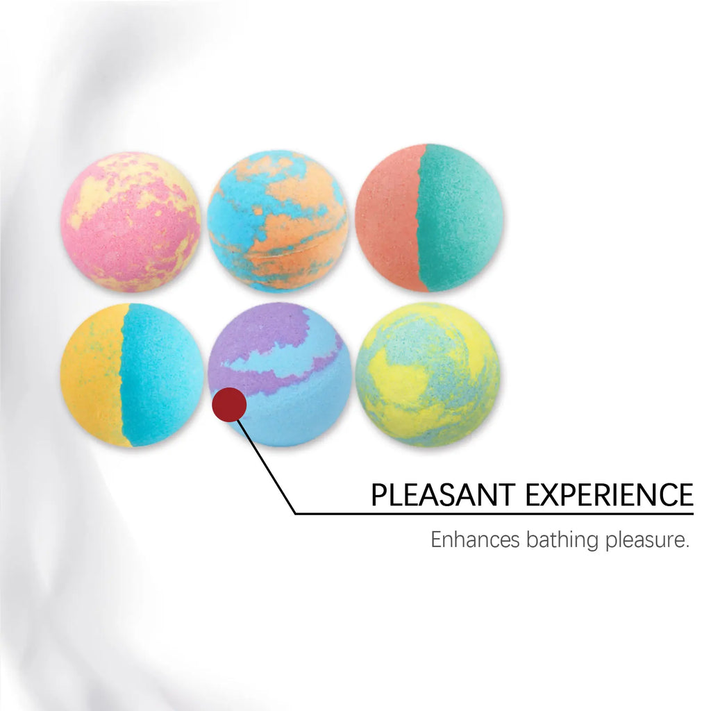 Children Bath Bombs Set Moisturizing Fizzy Balls for Kids Relaxation and Skin Care Routine