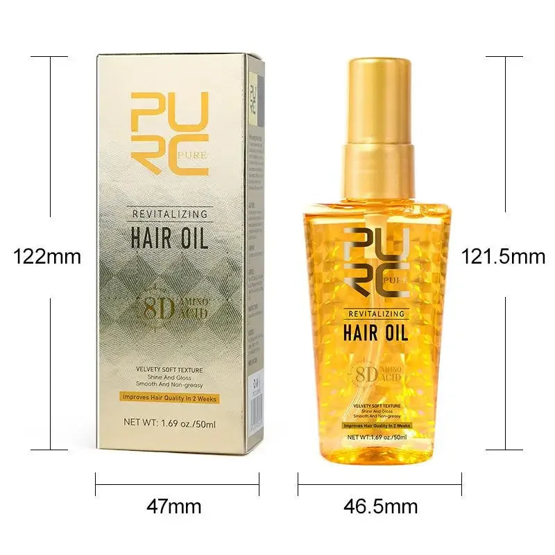 Amino Acid Hair Oil Nourishing Serum for Frizz Control and Heat Protection
