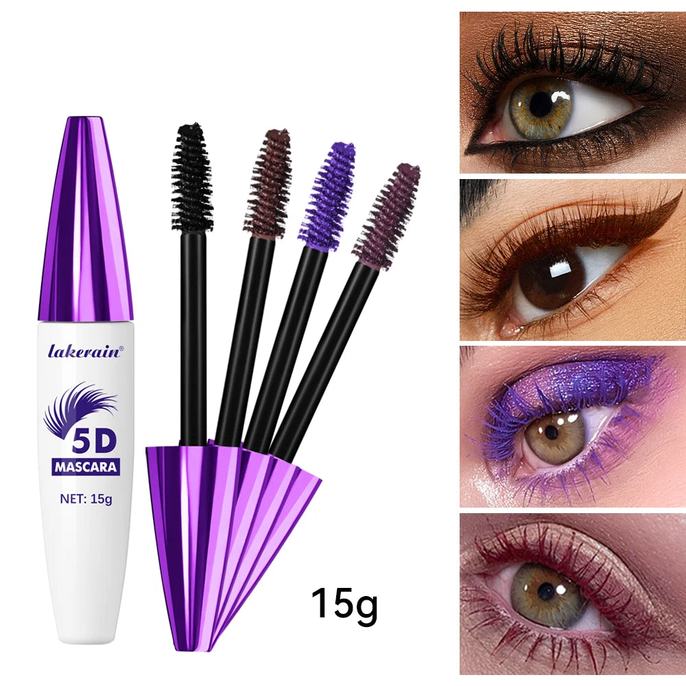 5D Mascara Waterproof Eye Lash Extension Volume Lengthening for Daily Makeup