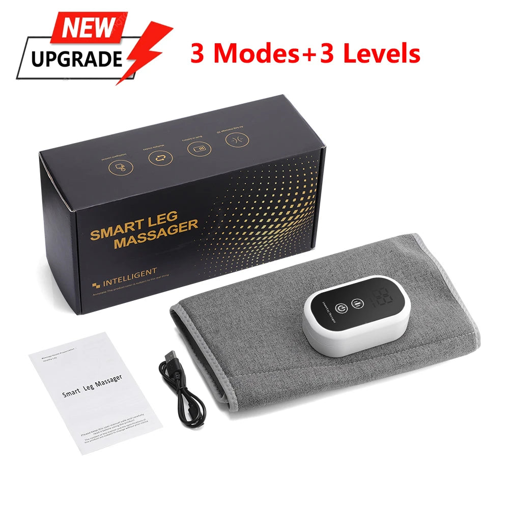 Wireless Calf Massager Air Compression Leg Wrap for Muscle Recovery and Circulation - 35
