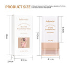 Matte Foundation Stick Face Concealer Makeup with Brush for Flawless Finish