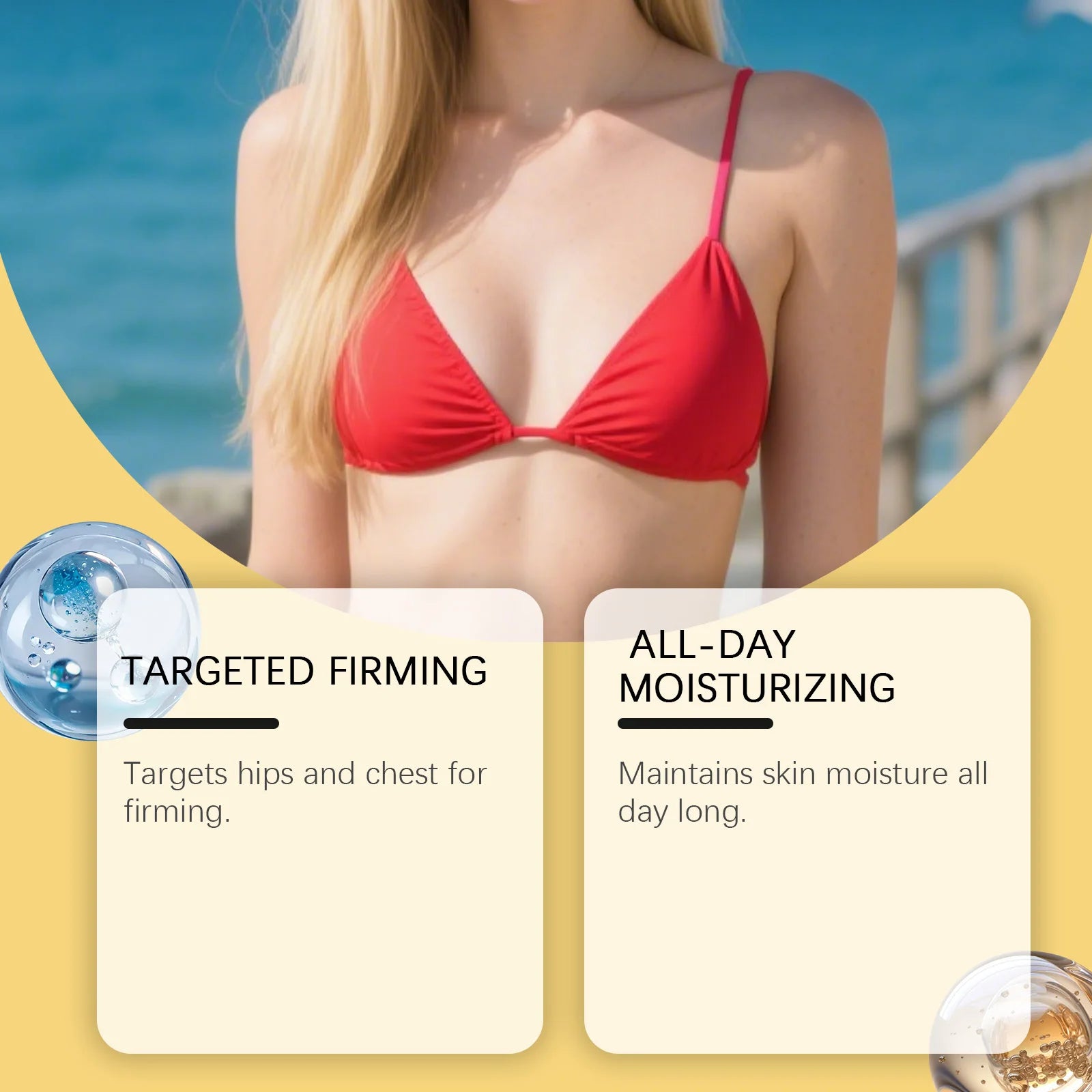 Coconut Firming Oil Skin Tightening Moisturizer for Body Hydration and Elasticity Recovery - 8