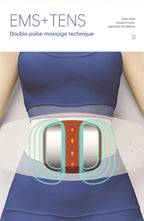 Electric Waist Massager Back Stretcher Lumbar Traction Device for Spinal Support and Daily Relief