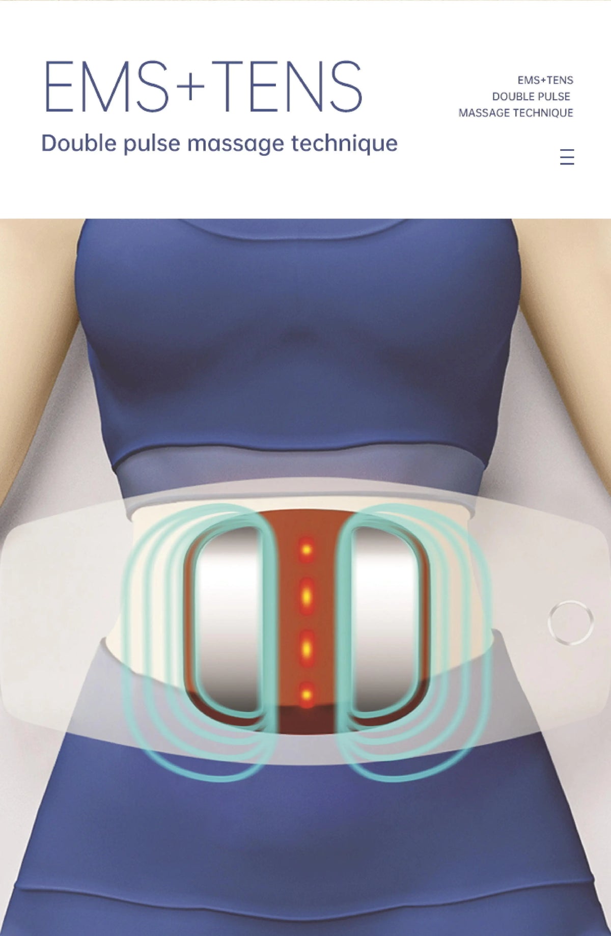 Electric Waist Massager Back Stretcher Lumbar Traction Device for Spinal Support and Daily Relief