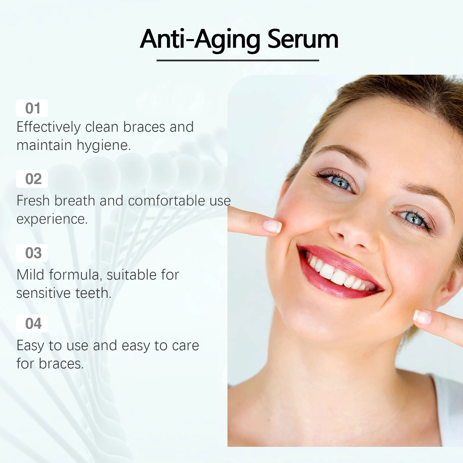 Aligner and Retainer Cleaner Foam Mousse Whitening Agent for Daily Dental Appliance Care - 10