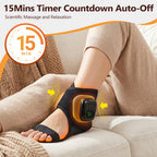 Airbag Ankle Massager Foot Compression Wrap with Heating for Pain Relief and Muscle Recovery