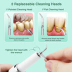 Ultrasonic Dental Scaler Teeth Tartar Remover Electric Plaque Cleaner for Home Oral Hygiene