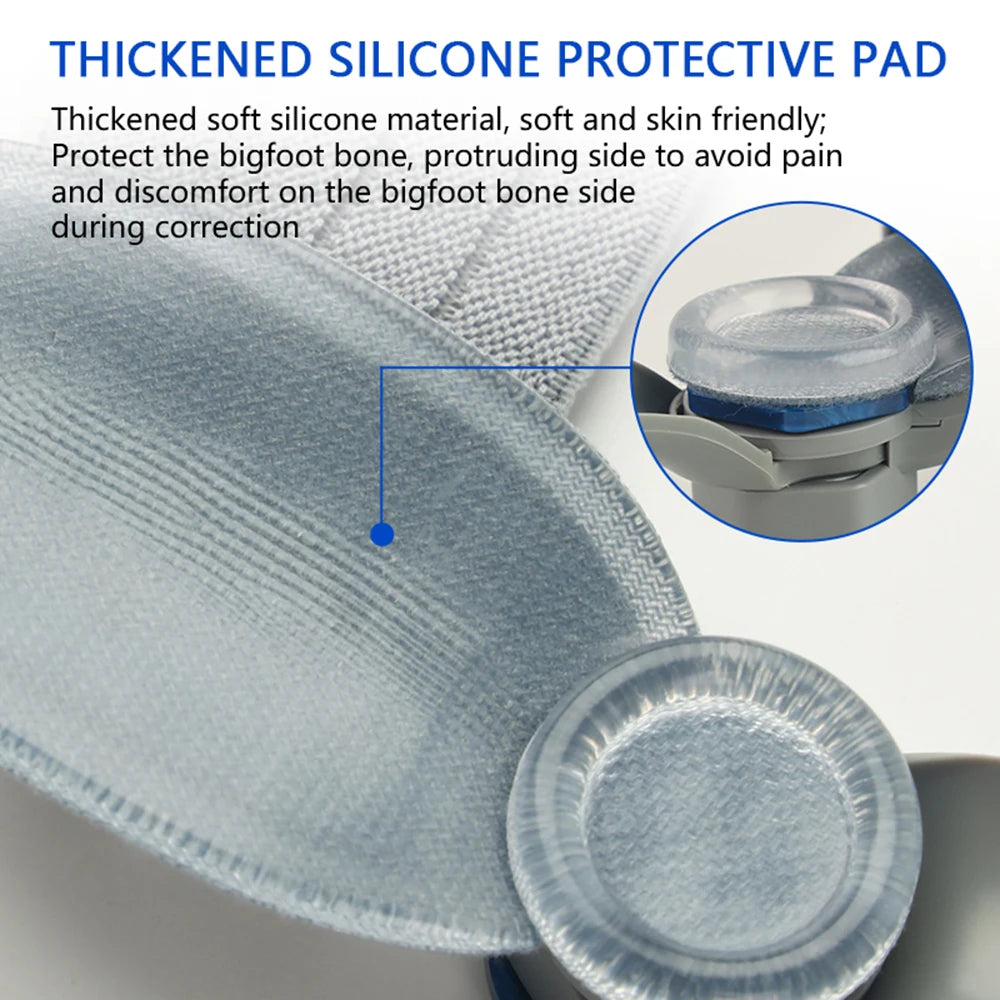 Bunion Adjuster Brace Big Toe Straightener with Knob Dial for Pain Relief and Natural Alignment