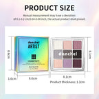 9 Color Eyeshadow Palette Makeup Kit Professional Matte Shimmer Shades for Daily Smoky Eye Looks