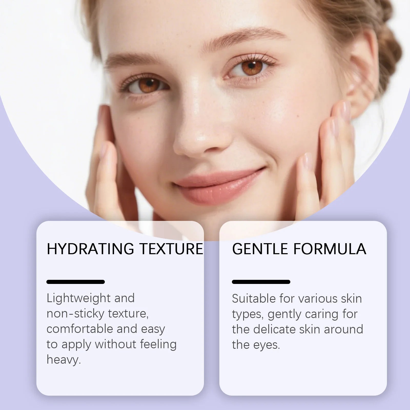 Collagen Eye Cream Firming Dark Circle Treatment for Smooth Hydrated Youthful Looking Skin - 8