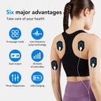 Electric Neck Massager Muscle Stimulator Pulse Therapy Device for Pain Relief at Home and Work