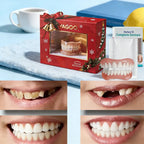 Silicone Dentures Instant Fake Teeth Natural Smile Veneers for Men and Women Daily Confidence